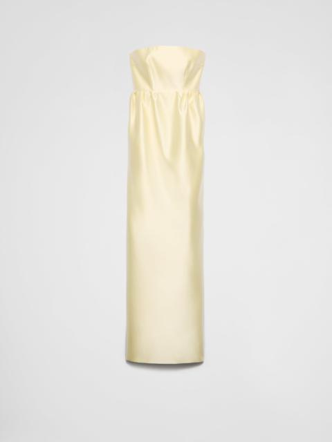 Prada Long double satin dress