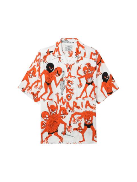 WACKO MARIA x Neckface Type 4 graphic-print shirt