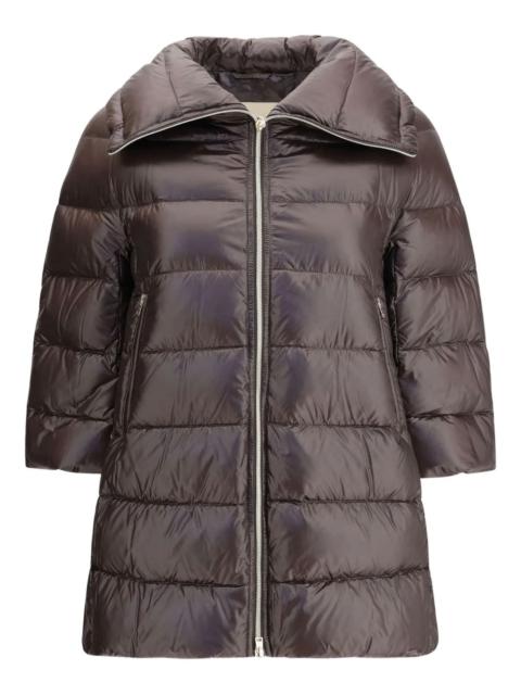 Herno quilted high-collar coat