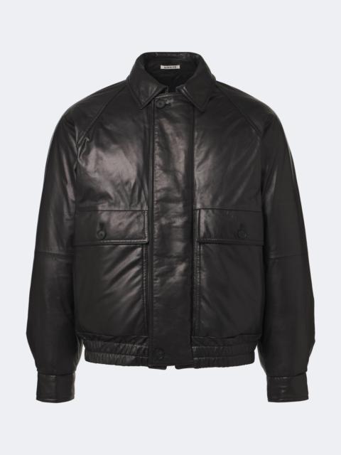 AURALEE Leather down jacket