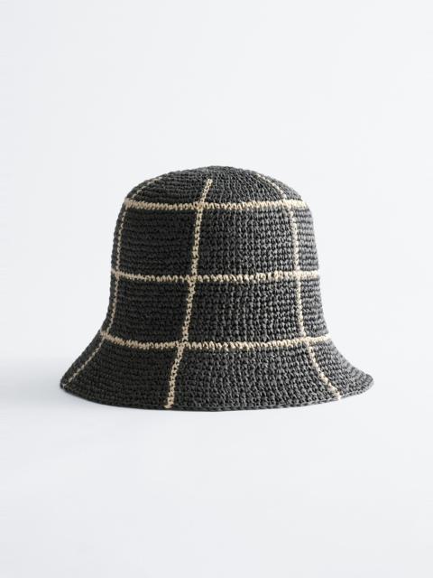 & Other Stories Woven Straw Bucket Hat
