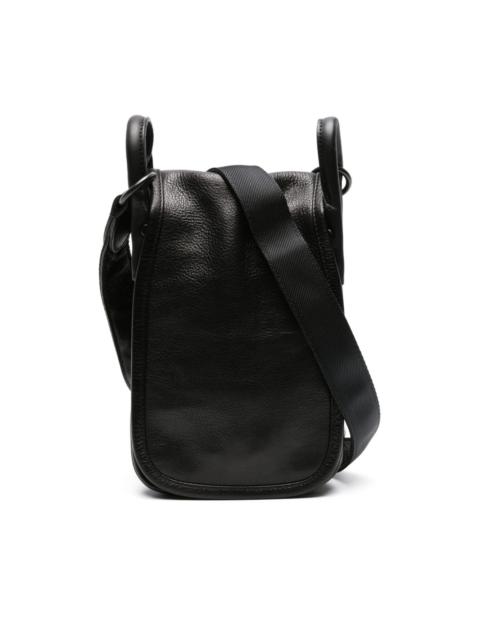 Yohji Yamamoto pebbled leather shoulder bag
