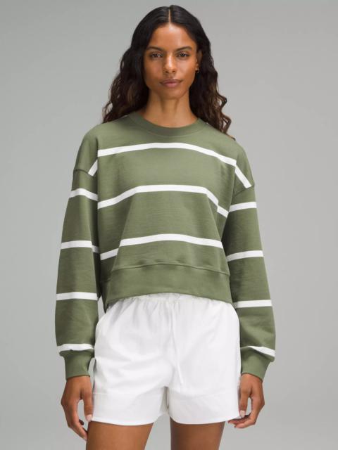 lululemon Perfectly Oversized Cropped Crew *Stripe