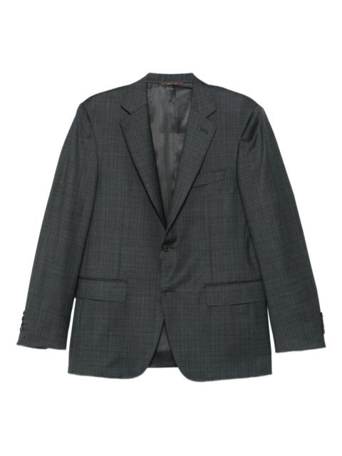 Canali checked wool suit