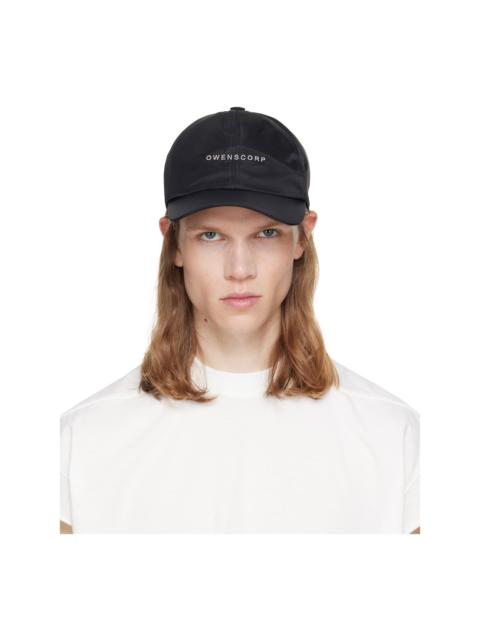 Rick Owens Black Tower Baseball Cap