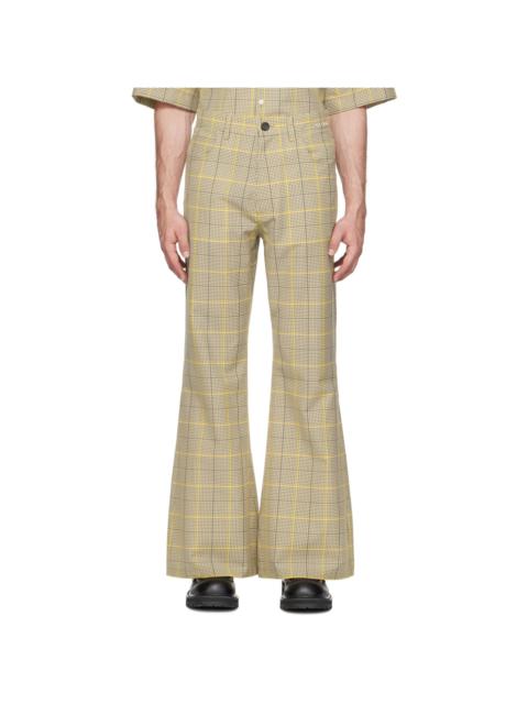 Marni Khaki Check Trousers