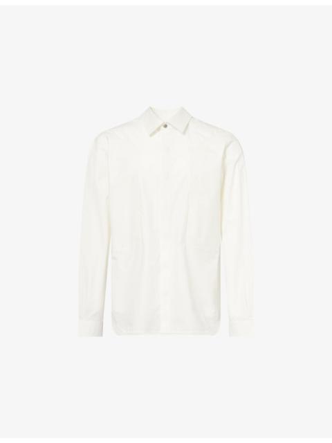 Rick Owens Boxy-Fit Fog-Pocket Cotton Shirt