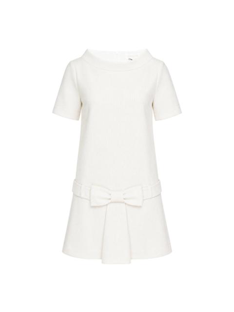 SHUSHU/TONG Bow Detail Short Sleeve Dress