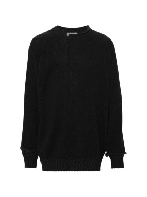 raised-seam sweater