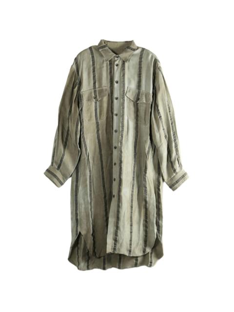 UMA WANG Trek striped shirt