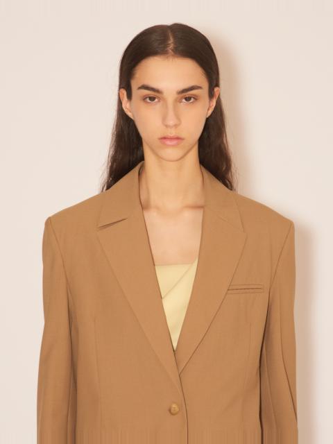 Nanushka GIEDRE - Slightly oversized check suiting blazer - Black/White