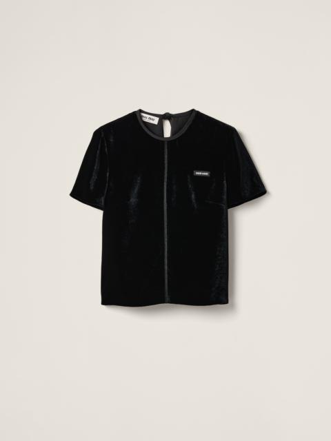 Miu Miu Velvet top