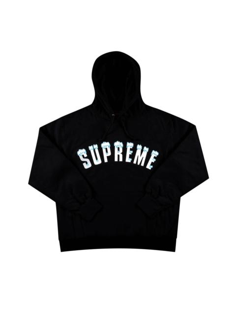 Supreme Supreme Icy Arc Hooded Sweatshirt 'Black' | REVERSIBLE