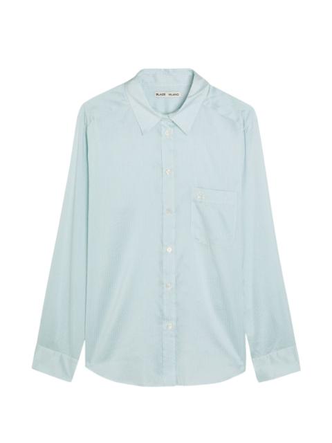 BLAZÉ MILANO Anabas pocket striped shirt