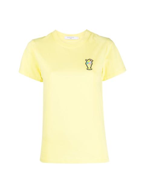 Maison Kitsuné ice-cream patch cotton T-shirt