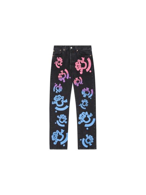 DENIM TEARS Denim Tears Bstroy Tears 501 Jean Washed Black