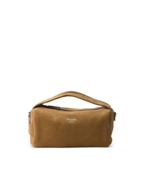 Prada suede shoulder bag