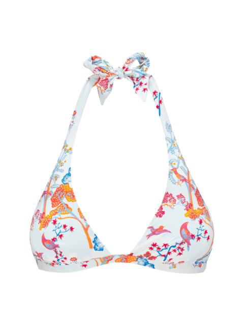 Vilebrequin Women Halter Bikini Top Peaceful Trees