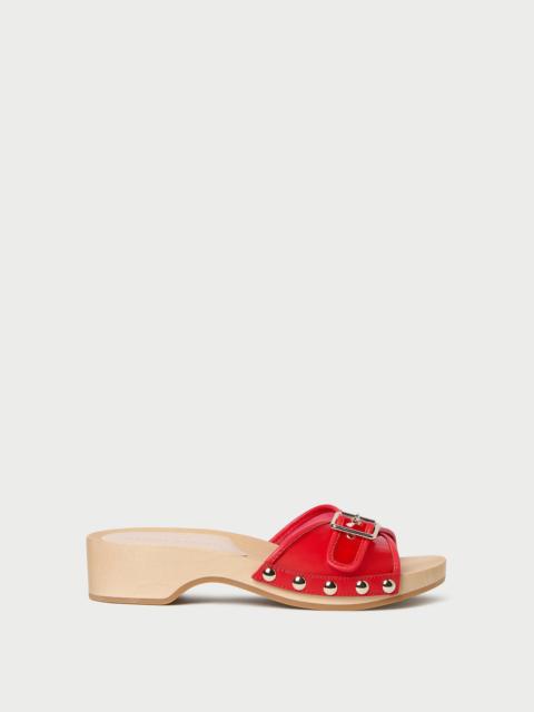 LOEFFLER RANDALL Paulie Red Studded Sandal
