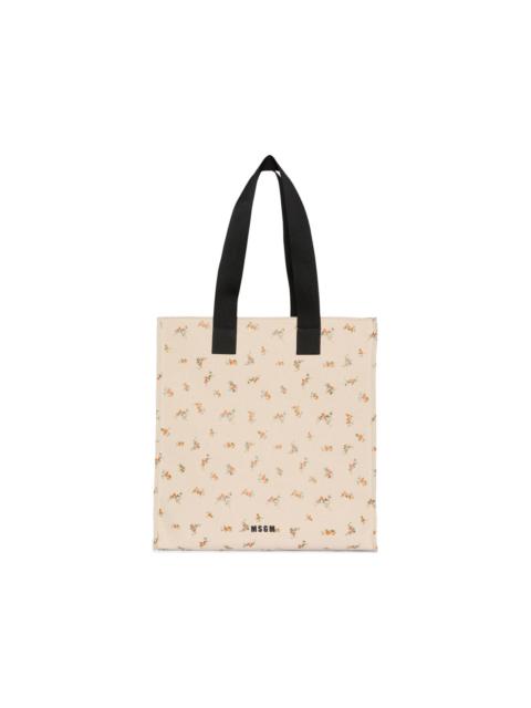 MSGM floral-pattern tote bag