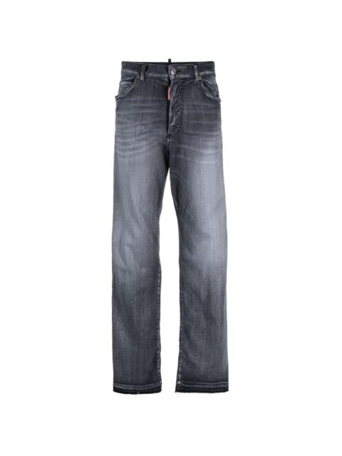 DSQUARED2 straight-leg stonewashed jeans