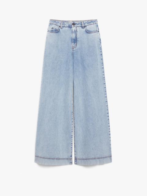 VEGA Wide-leg denim jeans