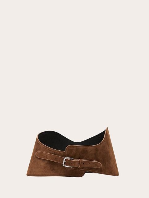 Liffner FLOW CORSET MUSHROOM SUEDE