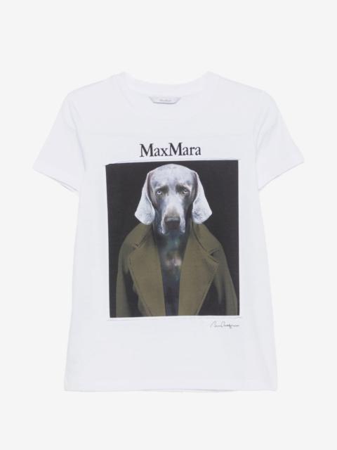 Max Mara Calca print-detail short-sleeve T-shirt