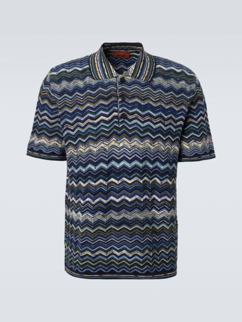 Missoni Zigzag cotton polo shirt