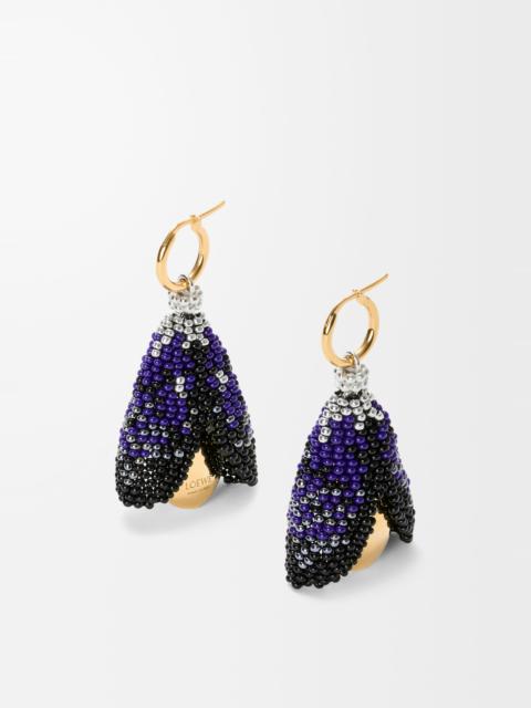 Loewe Shell earrings in sterling silver and beads