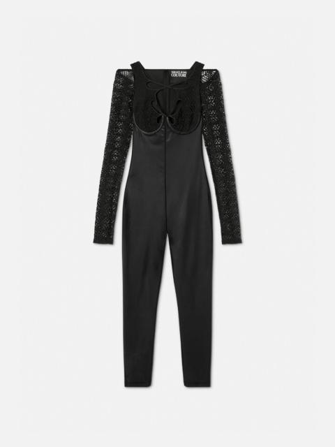 VERSACE JEANS COUTURE Lace Mesh Jumpsuit