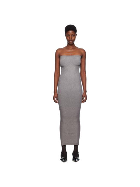 Wolford Silver Fading Shine Maxi Dress