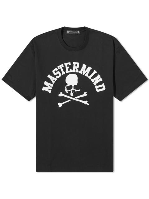 mastermind JAPAN mastermind JAPAN College Logo Skull T-Shirt