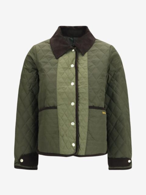 Barbour Ainsdale logo-embroidery puffer jacket