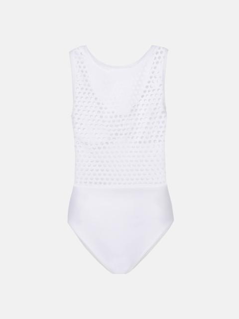 KARLA COLLETTO Aster open-knit swimsuit