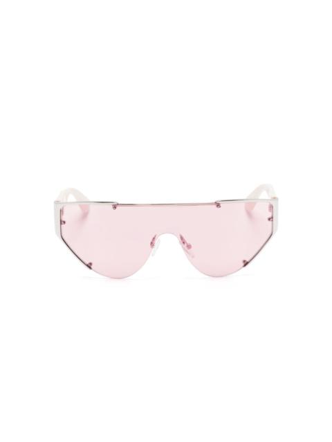 Alexander McQueen shield-frame sunglasses