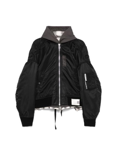 Maison MIHARAYASUHIRO layered bomber jacket
