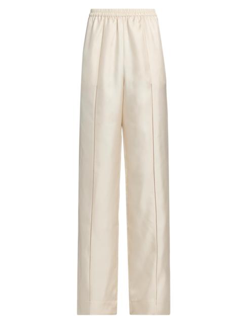Loulou de Saison Women's Lars Silk Relaxed-Fit Pants - Ivory