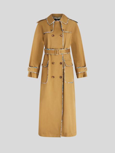 Etro DOUBLE-BREASTED TRENCH COAT WITH BELT