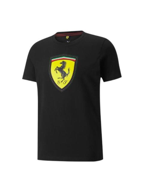 PUMA Scuderia Ferrari Race Color Shield T-Shirt 'Black' 533753-01