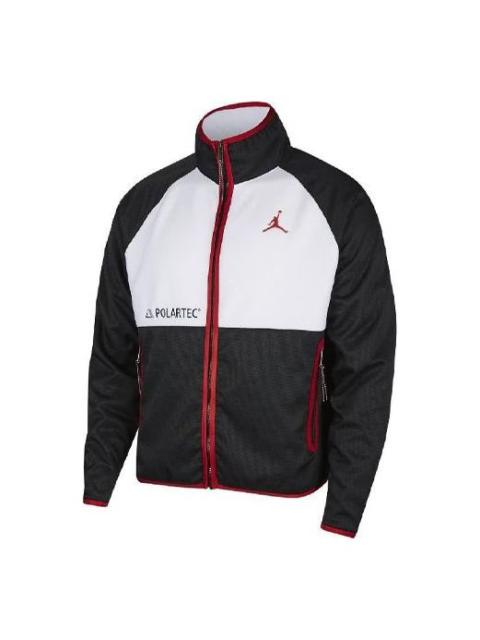 Jordan Air Jordan AJ11 Polartec Top Jacket 'Black White Gym Red' CU1495-010