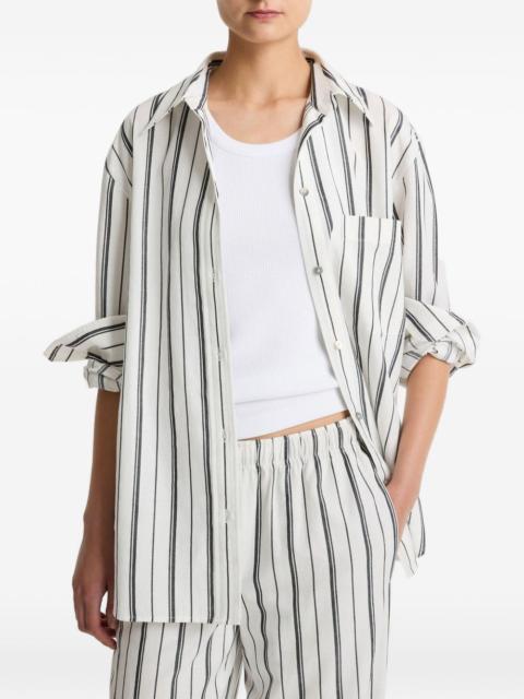 Vince striped pocket shirt