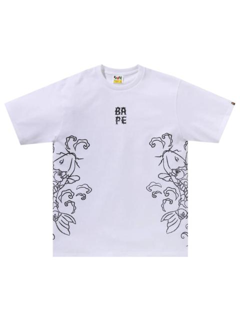 BAPE Souvenir Koi Fish Tee 'White'