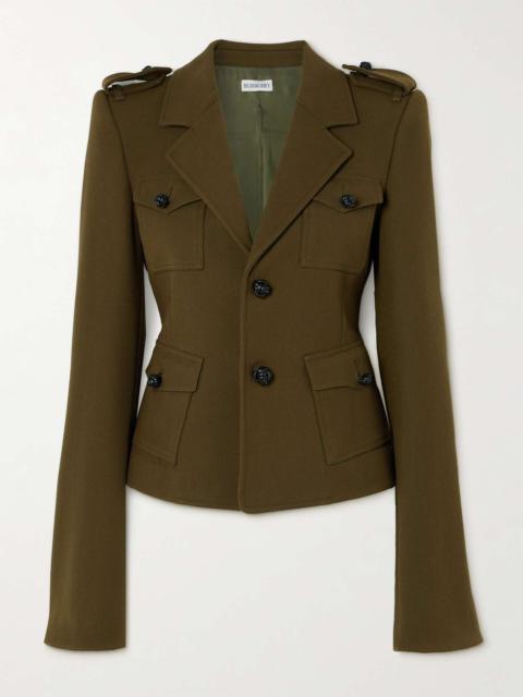 Burberry Twill jacket Green