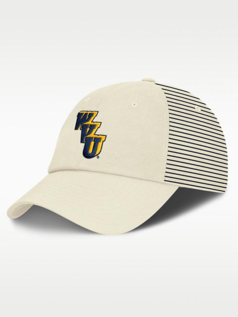 Nike West Virginia Denim Club Men's Nike College Adjustable Hat