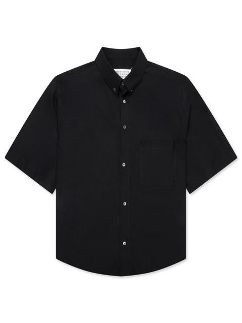 Maison Margiela SHORT-SLEEVED SHIRT - BLACK