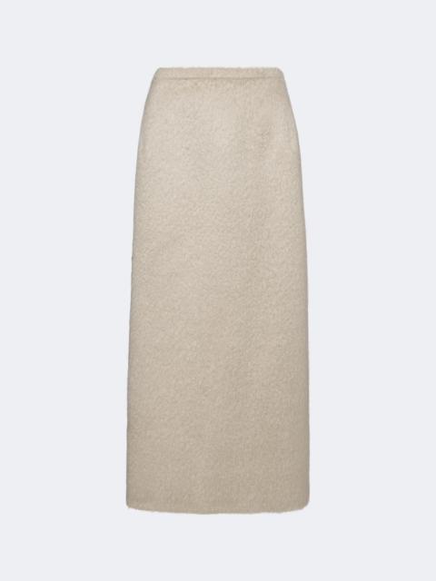 MAGDA BUTRYM Mohair and wool-blend midi skirt