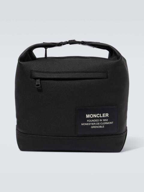 Moncler Leather-trimmed tote bag