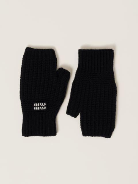 Miu Miu Wool and cashmere gloves