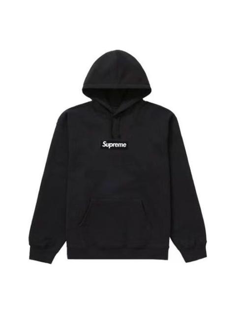 Supreme West Hollywood Box Logo Hooded Sweatshirt 'Black White' SUP-SS23-051